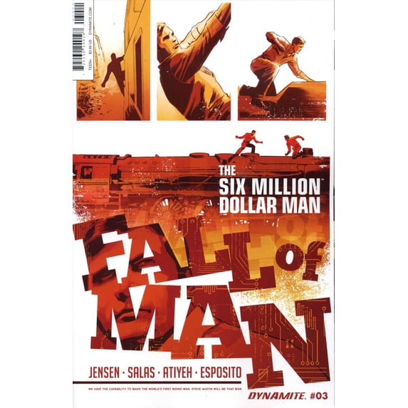 Six Million Dollar Man, The: Fall of Man #3 VF ; Dynamite Comic Book