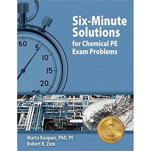 Pre-Owned Six-Minute Solutions for Chemical PE Exam Problems (Paperback) 1591260124 9781591260127