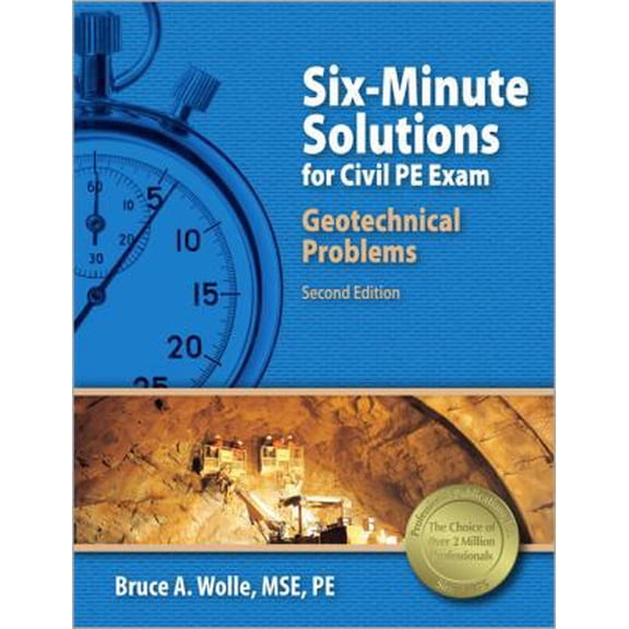 Pre-Owned Six-Minute Solutions for Civil PE Exam Geotechnical Problems, 2nd Ed (Paperback) 1591261414 9781591261414