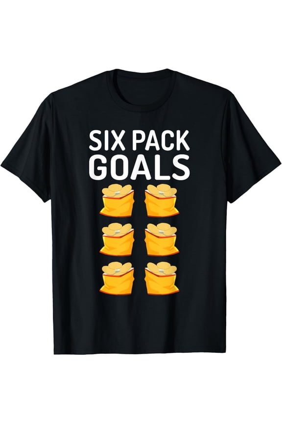 Six Pack Goals Potato Chips T-Shirt