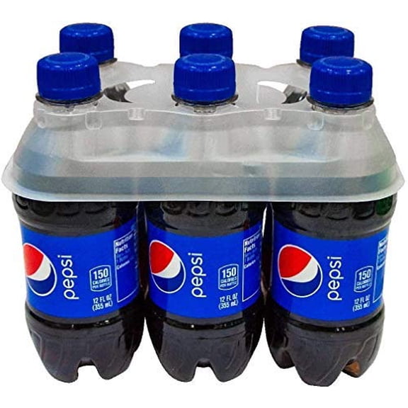 Six Pack Plastic Bottle Carriers for 12oz-16.9oz Plastic or Glass Bottles (Pack of 100) - FAST SAME DAY SHIPPING