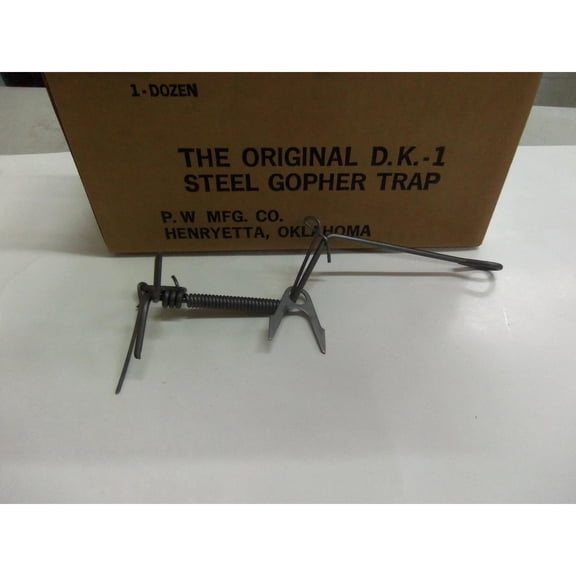 Six Pack of DK-1 Gopher Traps. Pocket Gopher Traps