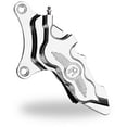 thumbnail image 1 of Six-Piston Differential-Bore Front Calipers (13" / Left) (Chrome) Compatible With 88-99 HARLEY FLSTC, 1 of 1