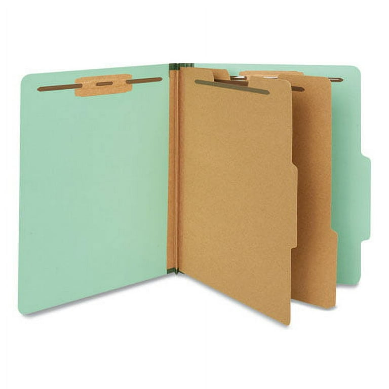 Heavy-Duty Pressboard End Tab Fastener Folders, 1 Heavy-Duty Pressboard End Tab Fastener Folders, 1