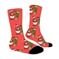 thumbnail image 1 of Six Seven 6 7 Graphic Print Kids Socks Soft Crew Socks With Cute Print Durable Socks for Daily Wear, 1 of 4