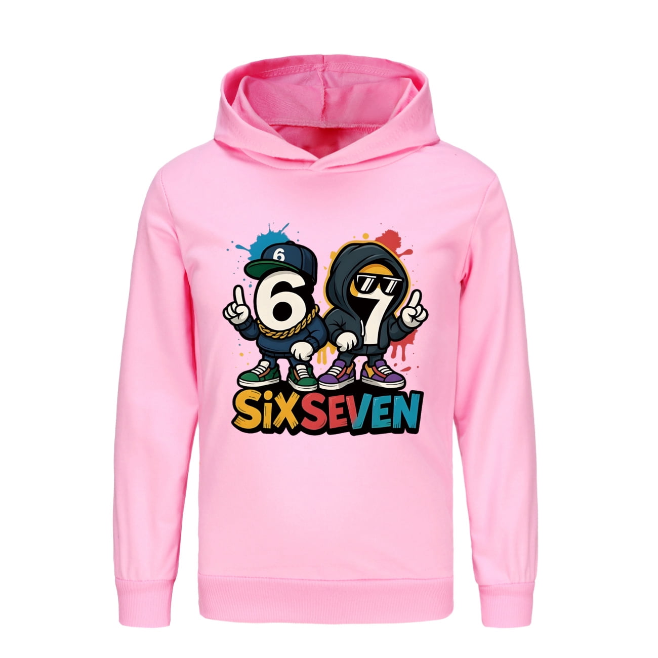 Six Seven 67 Hoodie Gamer Meme Funny Gifts for Boys Kids Steal A ...
