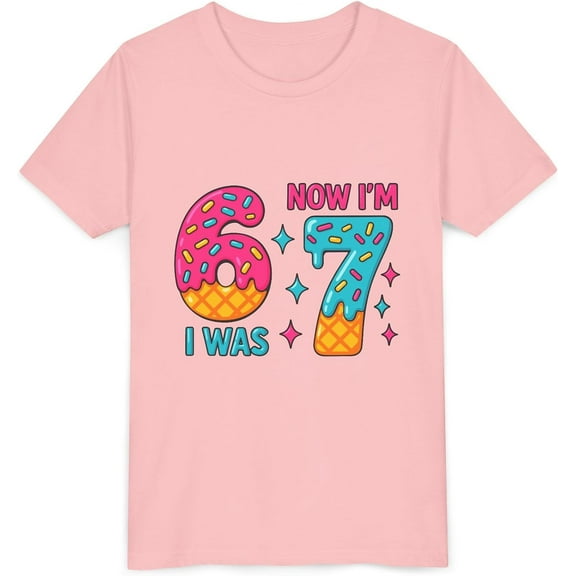 Six Seven 67 Kids Boy Girl Youth Meme Hands Funny T-Shirt