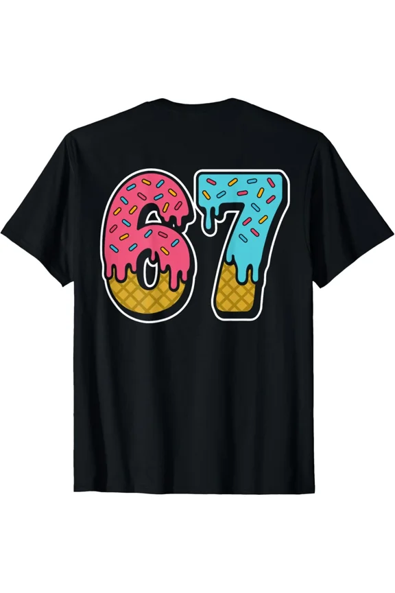 Six Seven Awesome Meme Back Funny Slang Graphic Humor T-Shirt E3702, for Men & Women, up to Size 5XL