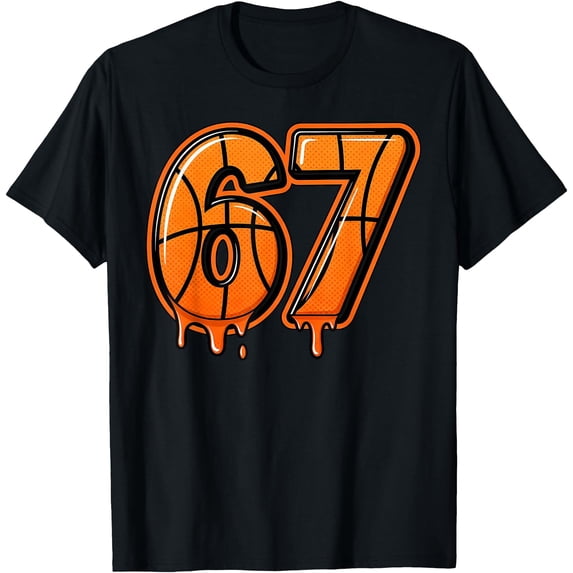 Sercive Alphas Six Seven Basketball Viral Gen Alpha Meme 67 Sports 6 7 T-Shirt ...