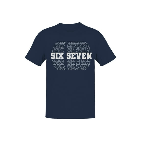 Six Seven Bold Typography Design Men's T-shirt