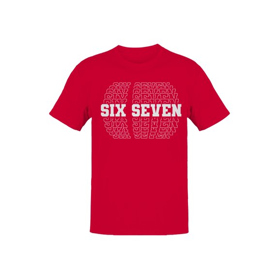 Six Seven Bold Typography Design Men's T-shirt