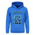 thumbnail image 1 of Six Seven Boys Hooded Sweatshirt Pullover Long Sleeve 67 MEME Hoodies for Kids 4-13 Years Birthday Gift Cotton Tops, 1 of 2