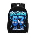 thumbnail image 1 of Six Seven Emojis Backpack Fashion Travel Backpack Laptop Backpack 16ch Simple Backpack, 1 of 8