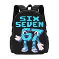 thumbnail image 1 of Six Seven Emojis Backpack Fashion Travel Backpack Laptop Backpack Simple And Large Capacity Backpack 16.5 Inch, 1 of 9