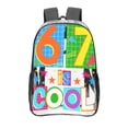 thumbnail image 1 of Six Seven Emojis Transparent Backpack Fashion Travel Backpack Laptop Backpack 16ch, 1 of 7