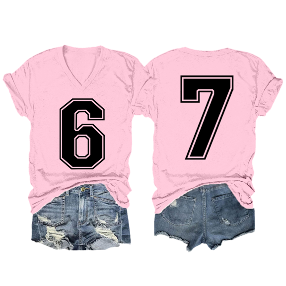 Six Seven Shirt 67 T-Shirt 6 7 Tees & V Neck