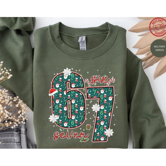 Six Seven Sweatshirt, Sweatshirt,Viral 67 Shirt, Saying Tee,Trendy , Shirt,Winter Long Sleeve, Sweatshirt Size S-5Xl