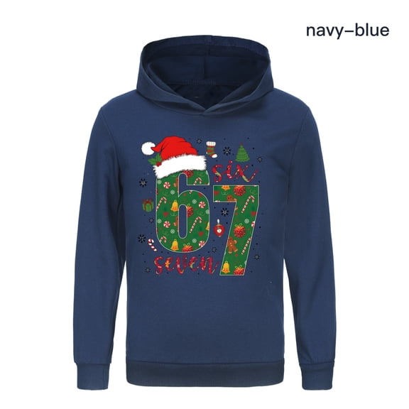 Six Seven X mas Christmas Boy Girl Sweater Hoodie