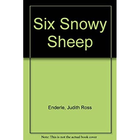 Pre-Owned Six Snowy Sheep (Hardcover) 9781563971389