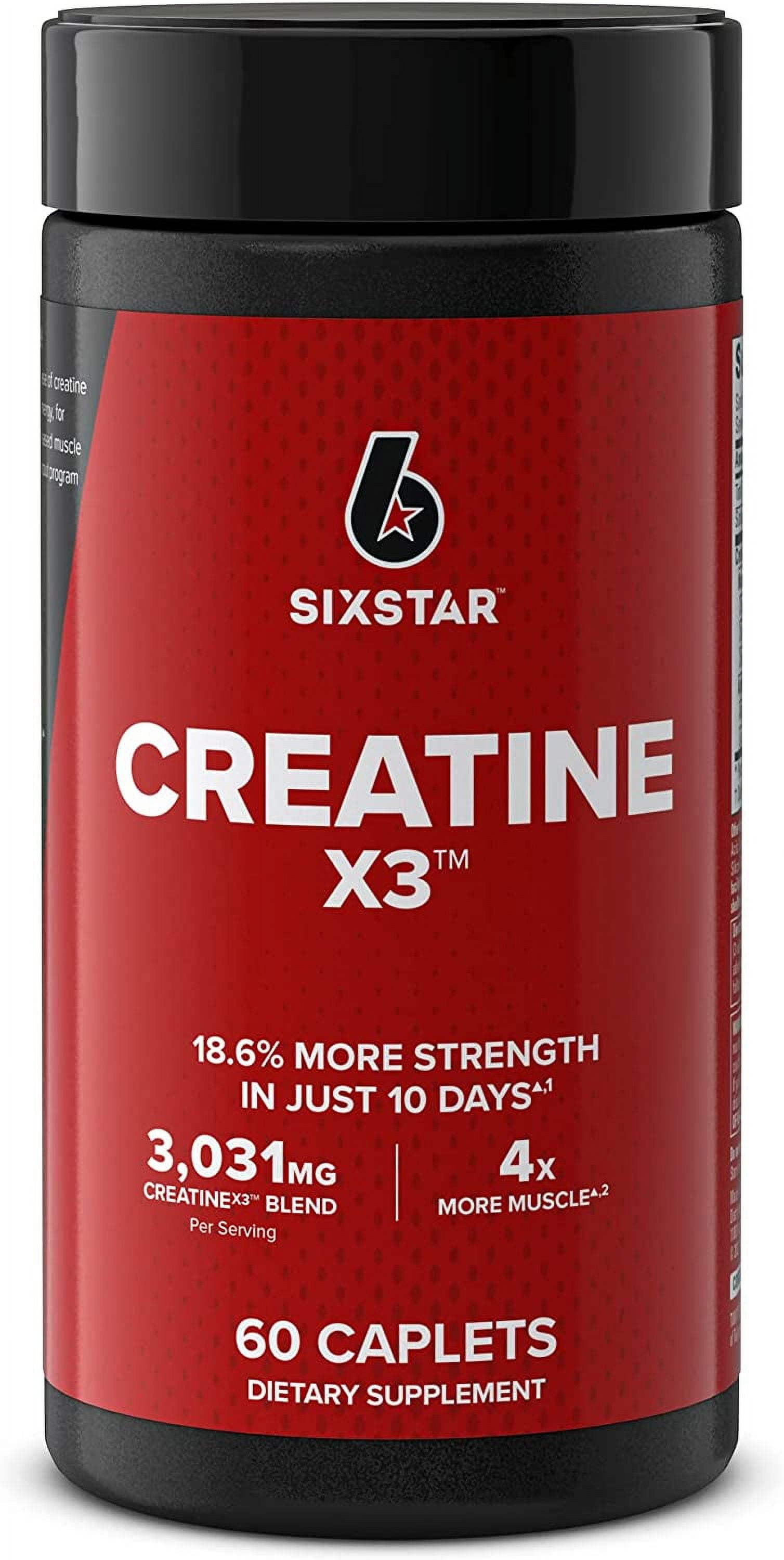 Six Star Creatine Pills Post Workout X3 Creatine Capsules Creatine