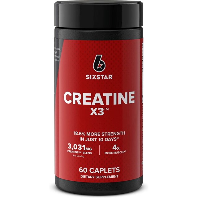 Six Star Creatine Pills Post Workout X3 Creatine Capsules Creatine