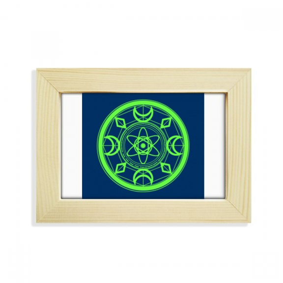 Six Star Pattern Plamour Spell Desktop Decorate Photo Frame Picture Art Painting 5x7 inch
