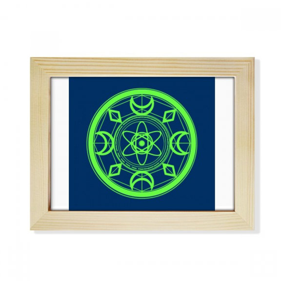 Six Star Pattern Plamour Spell Desktop Photo Frame Picture Art Decoration Painting 6x8 inch