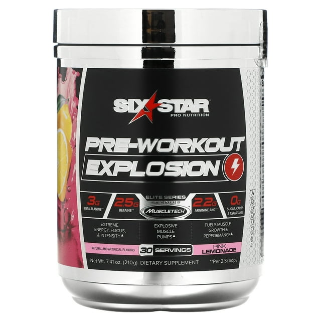 Six Star Pre Workout PreWorkout Explosion Pre Workout Powder for Men