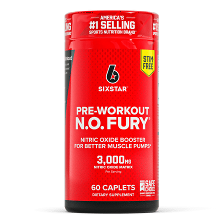 Six Star Pro Nutrition PreWorkout L Arginine Nitric Oxide Amino Acid Supplement, 60 Ct