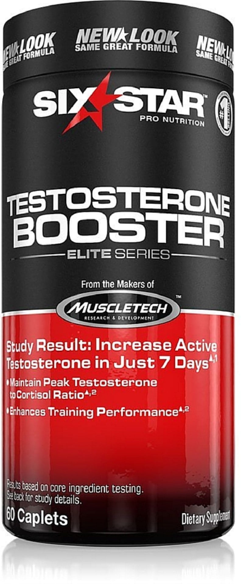 Six Star Testosterone Booster Elite Series Caplets 60 ea