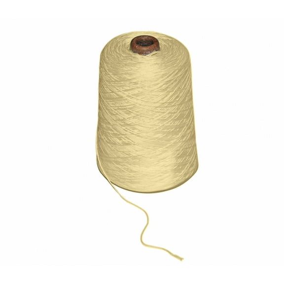 Six-Strand Embroidery Thread Floss Cone - Light Straw