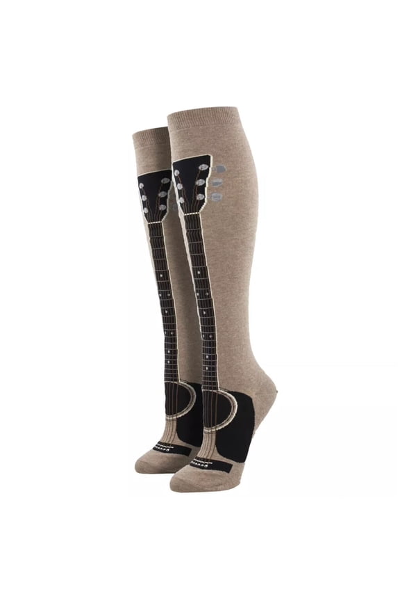 Six String Guitar Socks (Knee High)