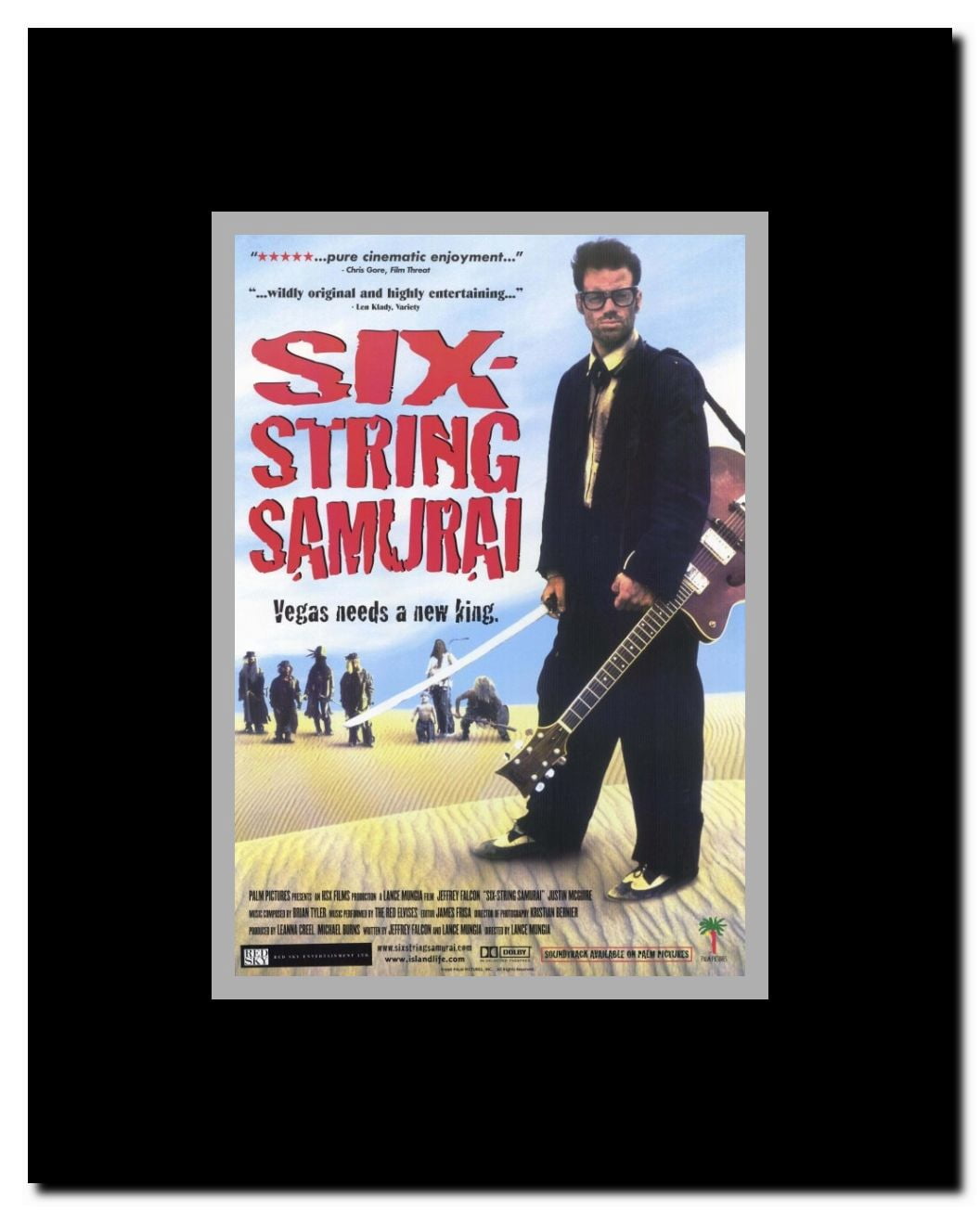 Six-String Samurai Framed Movie Poster