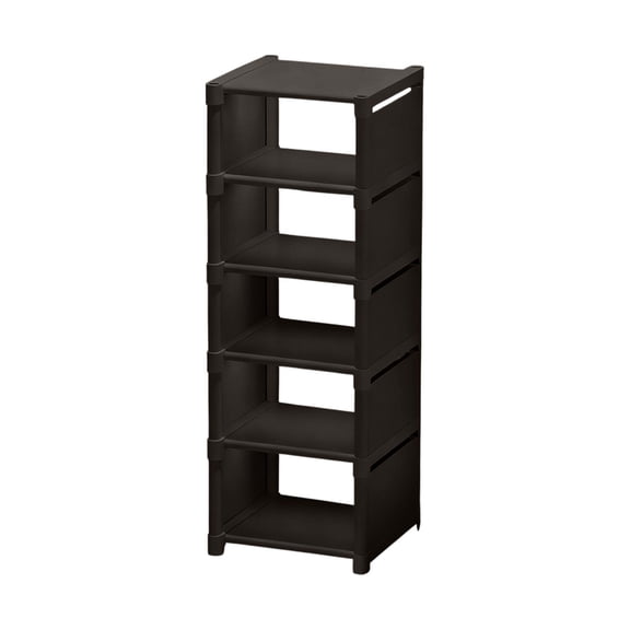 Six-Tier Adjustable Shoe Rack Organizer for Entryway and Dormitory – Space-Saving, Stackable Storage with Steel Tube Frame, Polypropylene and Non-Woven Fabric, Top Shelf for Bags, Keys, and More
