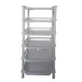 thumbnail image 1 of Six-Tier Assemble Storage Rack, Multi-Layer Shelving Unit for Home Organization in Living Room Bedroom Kitchen and Office, Easy Assembly Space Saving Storage Shelf for Various Items, 1 of 6