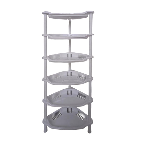 Six-Tier Assemble Storage Rack, Multi-Layer Shelving Unit for Home Organization in Living Room Bedroom Kitchen and Office, Easy Assembly Space Saving Storage Shelf for Various Items