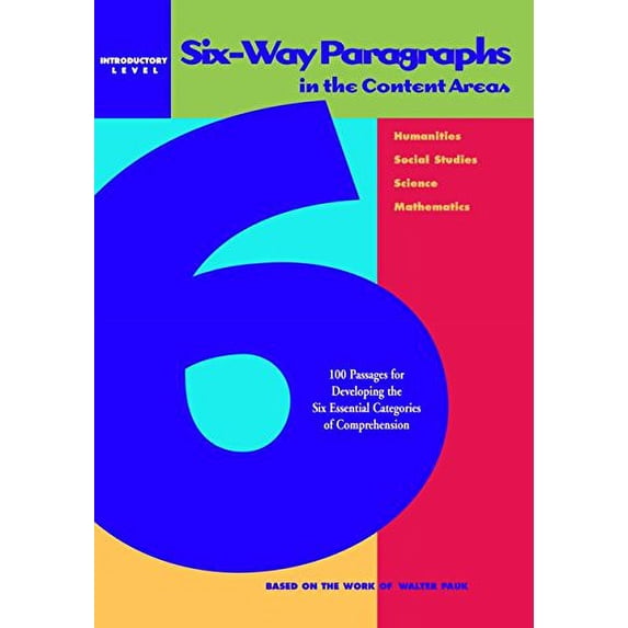 Pre-Owned Six-Way Paragraphs in the Content Areas: Introductory Level, 9780809203710, 0809203715, Paperback, 1 edition