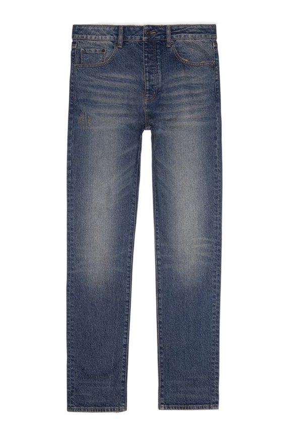 Mens Slim Straight Leg Jeans 30 Cactus Dirty Indigo NWT $240