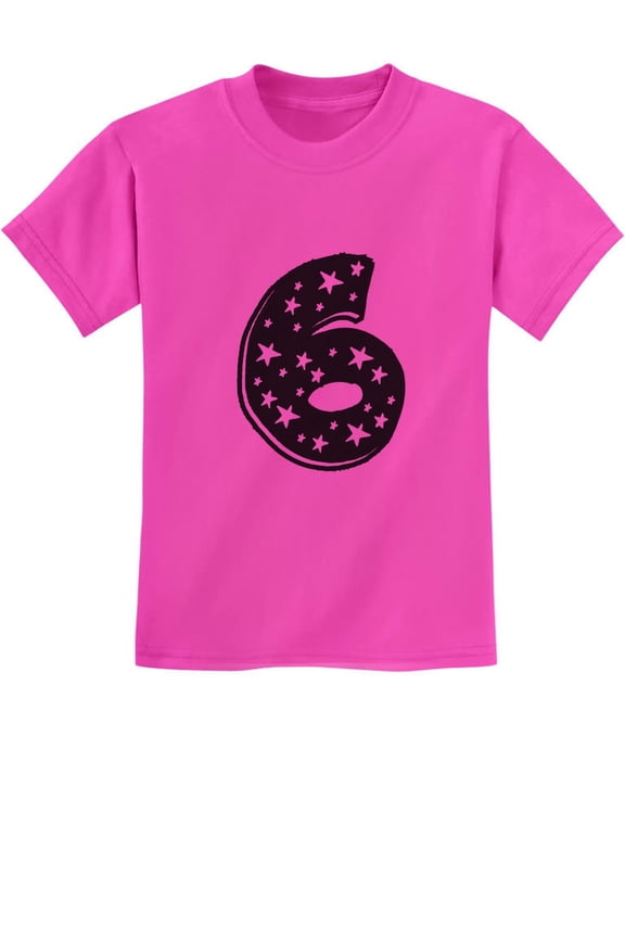 Six Years Old Birthday Gift Shirt I'm 6 Superstar Kids T-Shirt 2T Pink