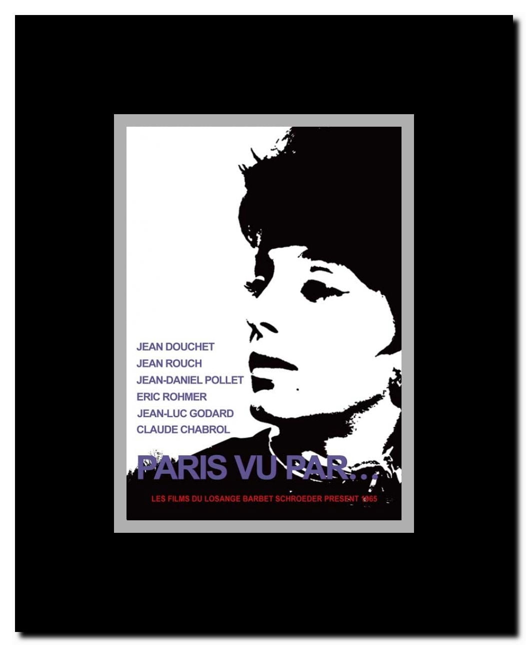 Six in Paris Framed Movie Poster