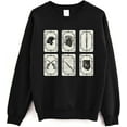 thumbnail image 1 of Six of Crows Sweatshirt - Ketterdam Kaz Brekker Inej Ghafa Nina Zenik Jesper Fahey Matthias Sweater, 1 of 6