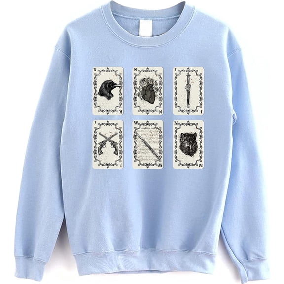 Six of Crows Sweatshirt - Ketterdam Kaz Brekker Inej Ghafa Nina Zenik Jesper Fahey Matthias Sweater