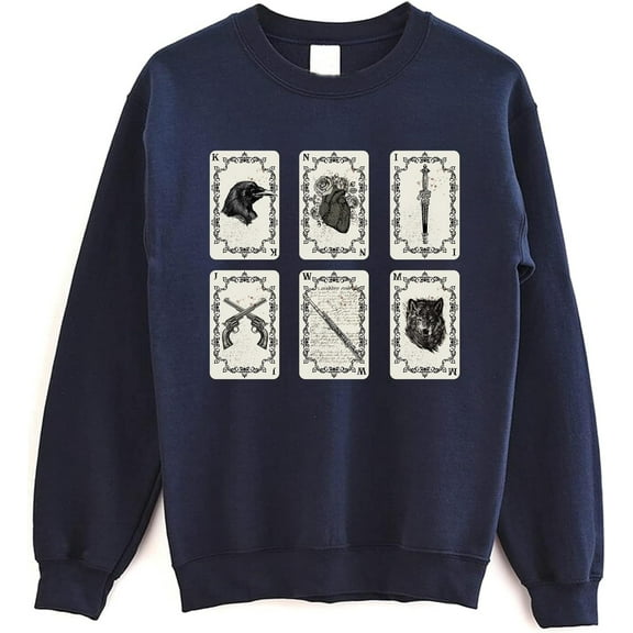 Six of Crows Sweatshirt - Ketterdam Kaz Brekker Inej Ghafa Nina Zenik Jesper Fahey Matthias Sweater