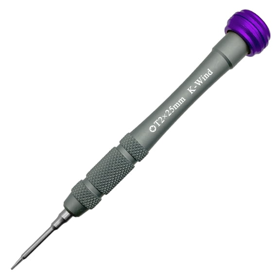 Six-point Star-shaped Screwdriver T2, Magnetic Tip, Rotating Cap, Micro Electronic Precision Screwdriver Compatible with Computer Phone Electronics Device, S2 High Alloy Steel Head, Anti-slip