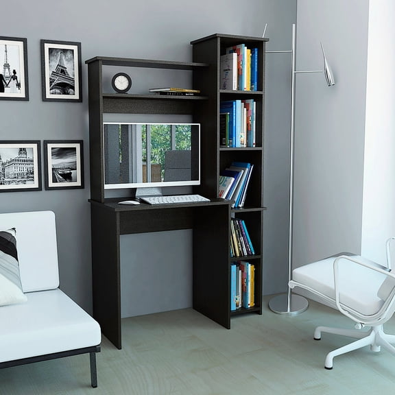 Six - shelf Open Storage Desk / Create Your Personalized Office Environment