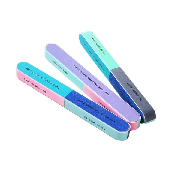 Six-Sided Nail File Tool for Smooth and Efficient Sanding Manicure