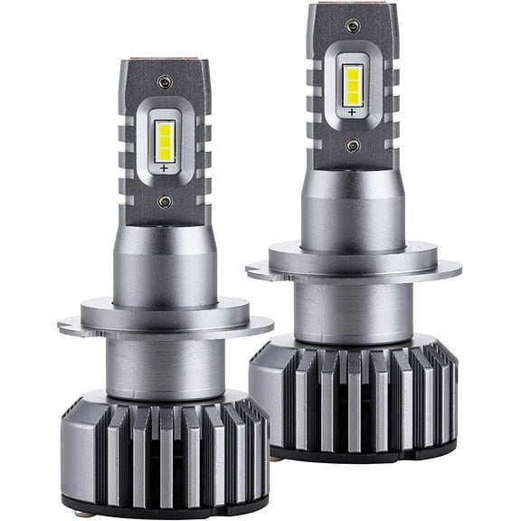 SixLite H7 LED Headlight Bulbs Conversion Kit, 6000K Cool White Light, Intelligent Cooling System, IP67 Waterproof, Anti-Fog Design, Smart Temperature Control, 2-yrs Warranty (Pack of 2)