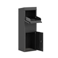 Meals Parcel Box SixLoveM Anti-Theft Package Delivery Box with Code Lock, Galvanized ...