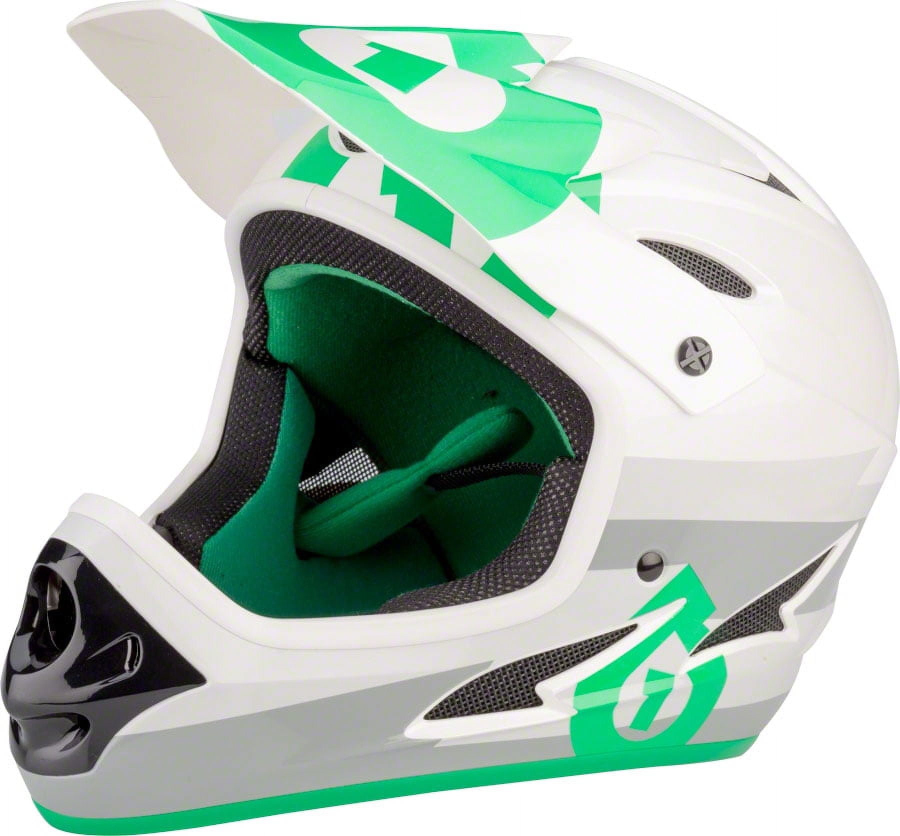 SixSixOne Comp Helmet: Gray/Green LG - Walmart.com