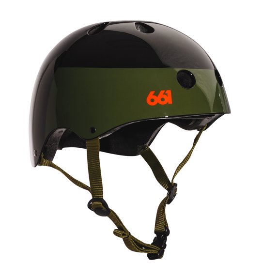 SixSixOne Dirt Lid Helmet: Army One Size